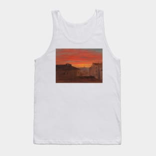 Rooftops at Sunset from the Pincio, Rome by Frederic Edwin Church Tank Top